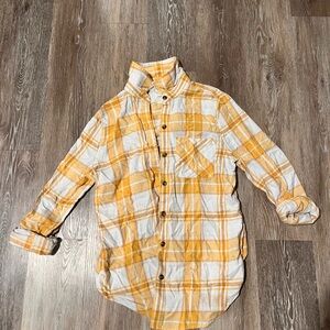 Aeropostale yellow flannel